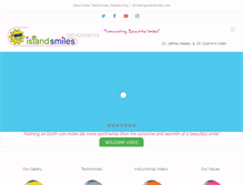 Tablet Screenshot of islandsmiles.com